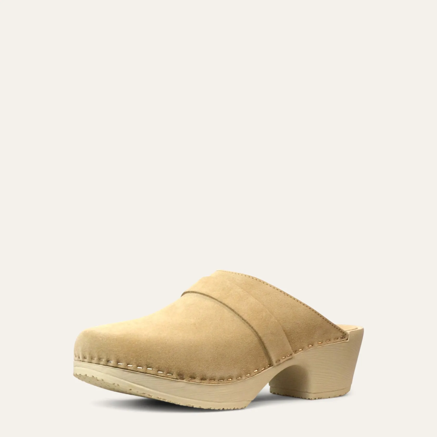 annika_beige__clogs_2.webp Discount Annika - clogs Low Heel Soft Clogs