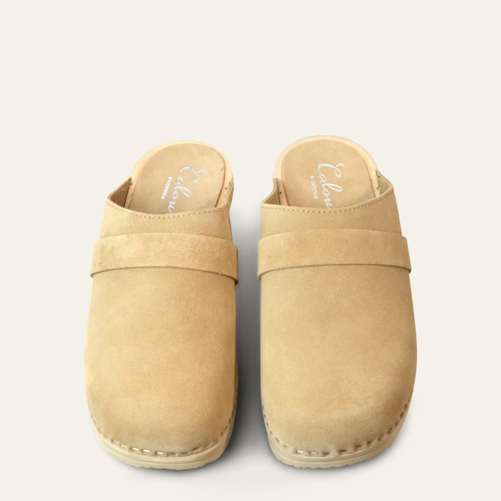 annika_beige__clogs_3.webp Discount Annika - clogs Low Heel Soft Clogs