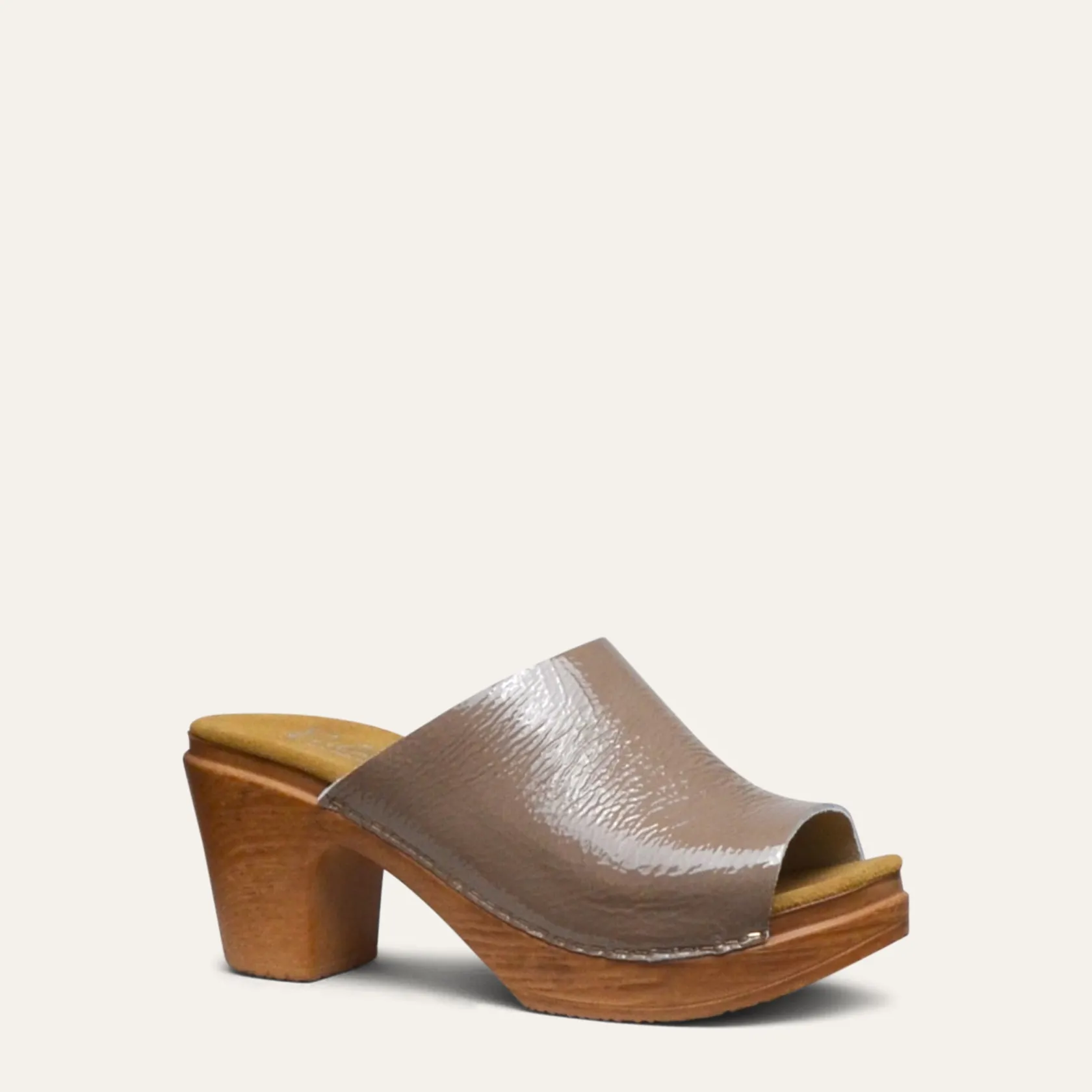 Best Frida Clog Patent Taupe Sale/archive